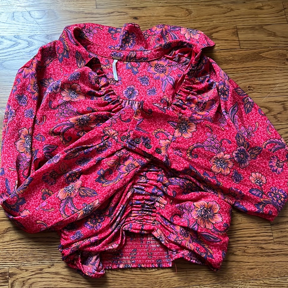 free people S silky cropped top